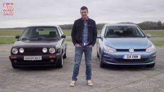 VW Golf GTI vs VW Golf 20 TDI  Auto Express [upl. by Scoles]