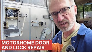 Motorhome Inner Door and Lock Repair [upl. by Attenyw675]