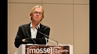 mosse lecture – Dieter Thomä »Ich war’s Keiner ist es gewesen« [upl. by Eenot]