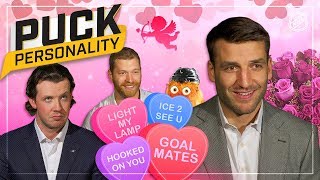 NHL stars attempt to give Valentines Day advice [upl. by Sapphire448]