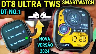 NOVO DT8 ULTRA TWS 2024 SMARTWATCH  SEM TAXA Agora com CONEXÃO DIRETA A FONE BLUETOOTH [upl. by Kipton]