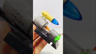 DC motor creative project  DC Motor To DC Motor Generator  Making Mini DC Generator With DC Motor [upl. by Aneleairam801]