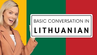 Basic Lithuanian Phrases for beginners How to introduce yourself in Lithuanian [upl. by Orvil]