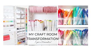 Dreambox Setup and Tour Craft Room Organization [upl. by Darej]