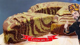 Torta Zebrata Cacao e Tè Matcha  Dolci [upl. by Rehtae764]