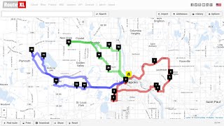 Plan delivery route for multiple drivers [upl. by Anelrahc]