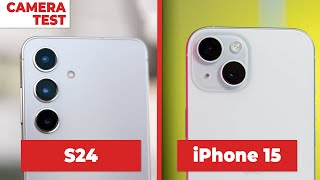 Galaxy S24 vs iPhone 15 Camera Test Video Quality Comparison [upl. by Cathy]