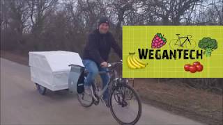 Fahrradwohnwagen unter 150€ bike caravan selber bauen [upl. by Syverson]