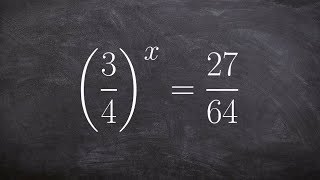 Solving exponential equations [upl. by Adile392]