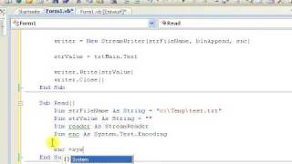 Tutorial Mit VBNET Text Files schreiben und auslesen [upl. by Oly]