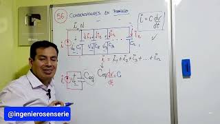 Curso Circuitos Eléctricos DC  Capítulo 56 Condensadores en PARALELO [upl. by Fanechka]