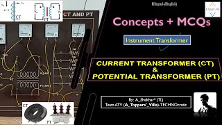 CT and PT  Instrument Transformers  Current and Potential Transformers  Theory and MCQ  ByASh [upl. by Amelina388]