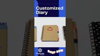 Stylish Customized Diary for Corporate Gifts  Personalized Office Essentials by Corporate Souvenirs [upl. by Corey]