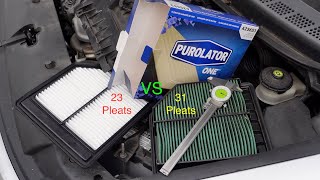 Purolator One is this the Best NonOEM Engine Air Filter you can buy Honda Civic [upl. by Arocal420]