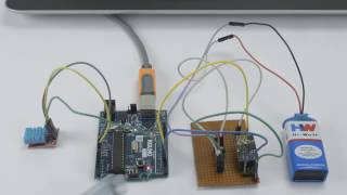 IOT Based Humidity and Temperature Monitoring using Arduino Uno [upl. by Godber]