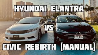 Hyundai Elantra vs Civic Rebirth manual [upl. by Adli90]