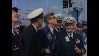 President Kennedy aboard USS Observation Island on 11161963 [upl. by Alyt53]