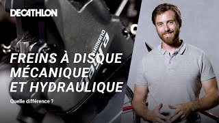 TUTO  Freins hydrauliques et freins mécaniques  quelle différence  🚴 I Decathlon [upl. by Hsinam]