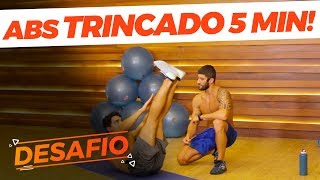 Desafio 5 MIN  ABS TRINCADO PESO DO CORPO  Thiago Pugliesi [upl. by Massarelli]