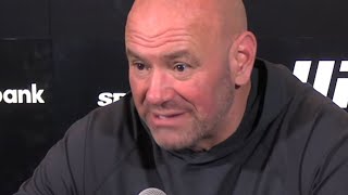 Dana White says Sean Strickland Won at UFC 297 [upl. by Kelula]