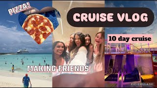 CRUISE VLOG  Bahamas Cruise friends Partying  Carnival Cruise Day 5 [upl. by Nedaj803]