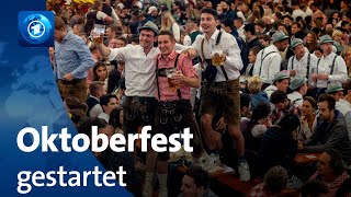 Oktoberfest eröffnet  wie viele Besucher kommen [upl. by Marutani]