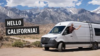 We made it to the SIERRA NEVADA Mountains California Highway 395 road trip [upl. by Flint]