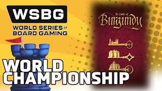 Castles of Burgundy World Championship  World Series of Board Gaming 2024 [upl. by Oecam301]