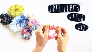 DIY como hacer coleteros de tela ¡también sin coser [upl. by Clevie]