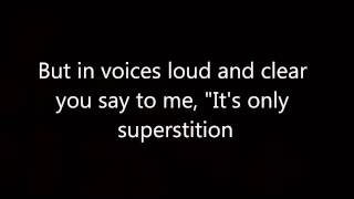 Coldplay Only Superstition Lyrics [upl. by Eustace993]