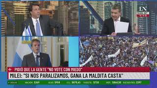 Cuenta regresiva para el balotaje entre Massa y Milei El pase de Pablo Rossi y Eduardo Feinmann [upl. by Anor317]