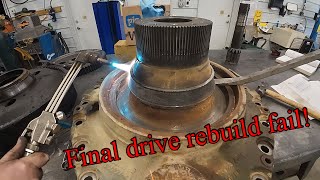 We attempt to rebuild a John Deere 850J dozer final drive but we got a big surprise [upl. by Isman]