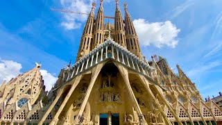 SAGRADA FAMILIA Barcelona  Full tour in 4K exterior  interior [upl. by Gona]