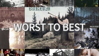 Burzum Albums Ranked Worst To Best 19922020 [upl. by Corvin384]