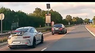 Tödlicher Porsche Unfall auf der A44 bei Unna [upl. by Caldwell943]