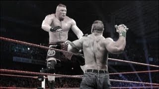 John Cena vs Brock Lesnar Extreme Rules Match highlights [upl. by Hartmann]