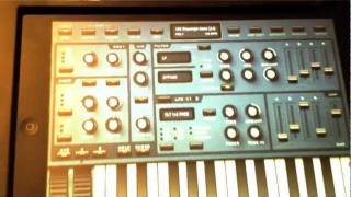 Sunrizer synth for the iPad High quality sound demo [upl. by Esaertal]