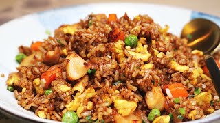 BETTER THAN TAKEOUT AND EASY Chinese Chicken Fried Rice Recipe [upl. by Poulter]