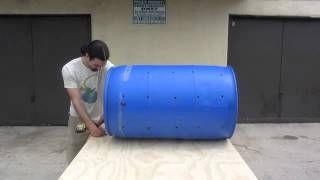 How to make your own home made compost tumbler step by step [upl. by Levania787]