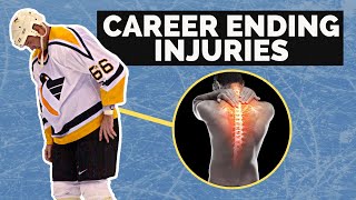 Top 5 NHL Career Ending Injuries [upl. by Yelloh]