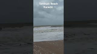 sandspit beach sea karachi pakistan [upl. by Naux]