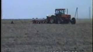 Deutz Allis 9190 with 800 IH 12 row planter in 1996 [upl. by Rabaj]