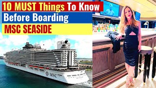 MSC Seaside Features And Overview [upl. by Zaccaria]