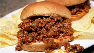 The Best Sloppy Joe Recipe by Delilah  How to Make Homemade Sloppy Joes The Simple Way [upl. by Gittle]