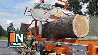 Das mobile NorwoodBandsägewerk LumberPro HD36 – Manuell oder hydraulisch … Sie haben die Wahl [upl. by Corbet269]