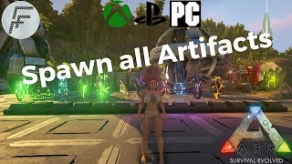 ARK Survival Evolved How to spawn all Artifacts [upl. by Belshin]