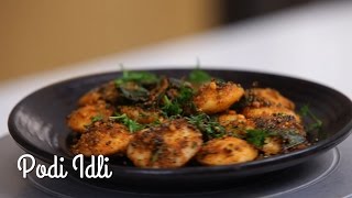 Podi Idli Recipe  How To Make Mini Masala Idli By Preetha  Breakfast Recipe [upl. by Kaycee]