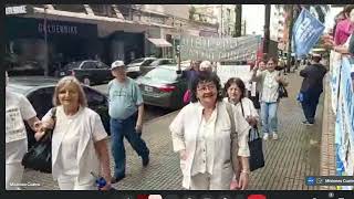 Jubilados de Salud Pública se manifestaron en Posadas por sueldos adeudados  Misiones Cuatro [upl. by Ekeiram554]