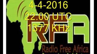 RADIO FREE AFRICA MWANZA TANZANIA 1377 KHz [upl. by Teador]