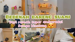 RUMAH AMBURADUL JADI KINCLONG LAGI MAKIN SEMANGAT BEBERES KARENA GOTONGROYONG CLEANINGMOTIVATION [upl. by Idna]